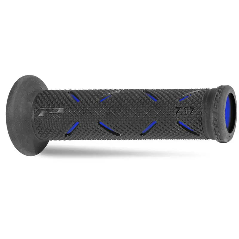 PROGRIP - Manopole Strada 717-OERA-150 in GP Racing Gel Blu/Nero con Foro