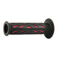 PROGRIP - Manopole Strada 724-OE-149 - Doppia Densità Rosso/Nero con Foro