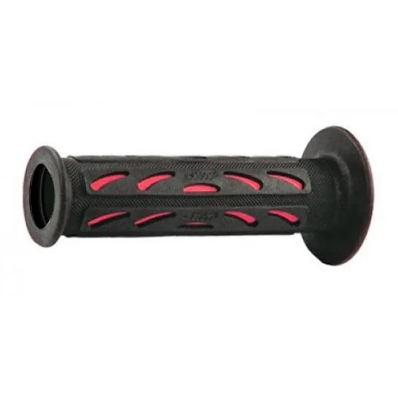 PROGRIP - Manopole Strada 724-OE-149 - Doppia Densità Rosso/Nero con Foro