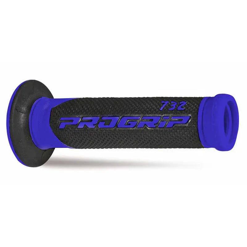 PROGRIP - Manopole Scooter 732-150 - Doppia Densità Blu/Nero senza Foro