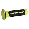 PROGRIP - Manopole Strada 732-OE-299 - Doppia Densità Giallo Fluo/Nero con Foro
