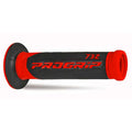 PROGRIP - Manopole Strada 732-OE-149 - Doppia Densità Rosso/Nero con Foro