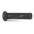 PROGRIP - Manopole Strada 838-298 - Doppia Densità Nero/Titanio senza Foro