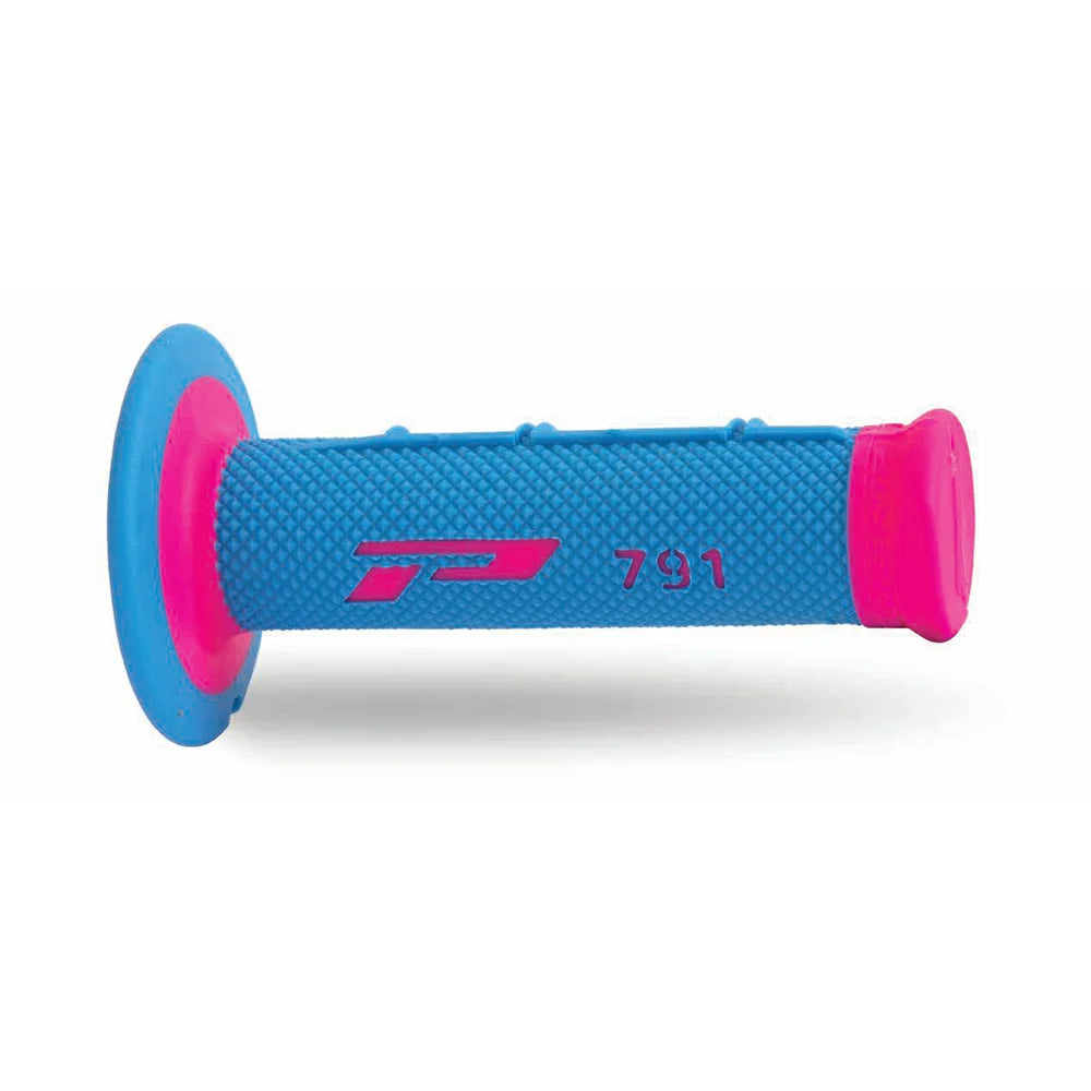 PROGRIP - Manopole MX 791-389 - Doppia Densità Fucsia/Blu senza Foro