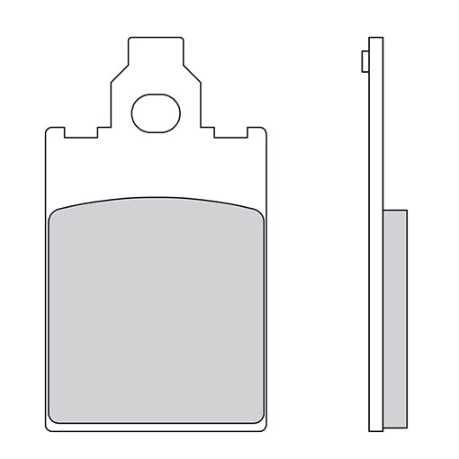 BCR - Pastiglie Freno Organiche MALAGUTI F12 50cc (10 Coppie)