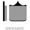 BRENTA MOTO - Pastiglie Freno Organiche BRENTA 3107 (2 Coppie)