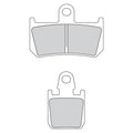 BCR - Pastiglie Freno Sinterizzate YAMAHA YZF-R1 1000cc Anteriori (Coppia)