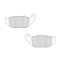 BCR - Pastiglie Freno Sinterizzate HONDA CRF L 250cc Posteriori (Coppia)
