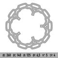 BRENTA MOTO - Disco Freno BRENTA BD102F - PIAGGIO BEVERLY 125/200/250/500 [ANT]