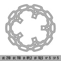 BRENTA MOTO - Disco Freno BRENTA BD109F - SUZUKI BURGMAN 400 [POST]