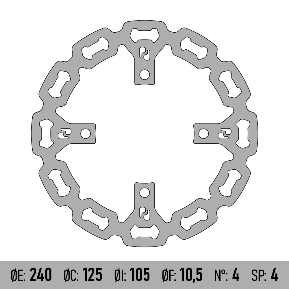 BRENTA MOTO - Disco Freno BRENTA BD112F - HONDA SH 125/150 [ANT]