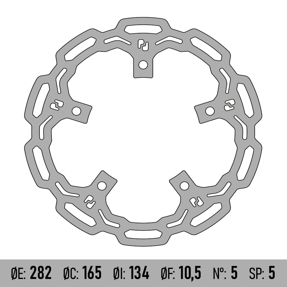 BRENTA MOTO - Disco Freno BRENTA BD116F - YAMAHA T-MAX 530/560 [POST]