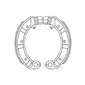BRENTA MOTO - Ganasce Freno BRENTA 0128