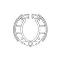 BRENTA MOTO - Ganasce Freno BRENTA 0151