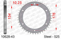 AFAM - Corona AFAM 10628-43 in Acciaio Passo 525