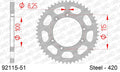 AFAM - Corona AFAM 92115-51 in Acciaio Passo 420