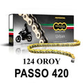 REGINA - Catena 124OROY 132 Maglie Passo 420 - Oro