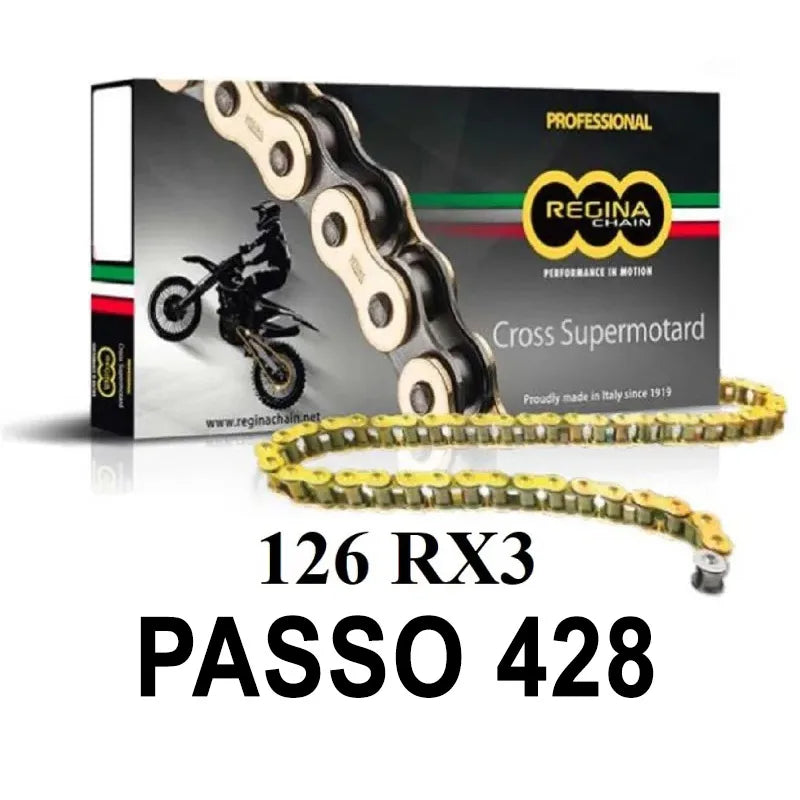 REGINA - Catena 126RX3 120 Maglie Passo 428 - Oro