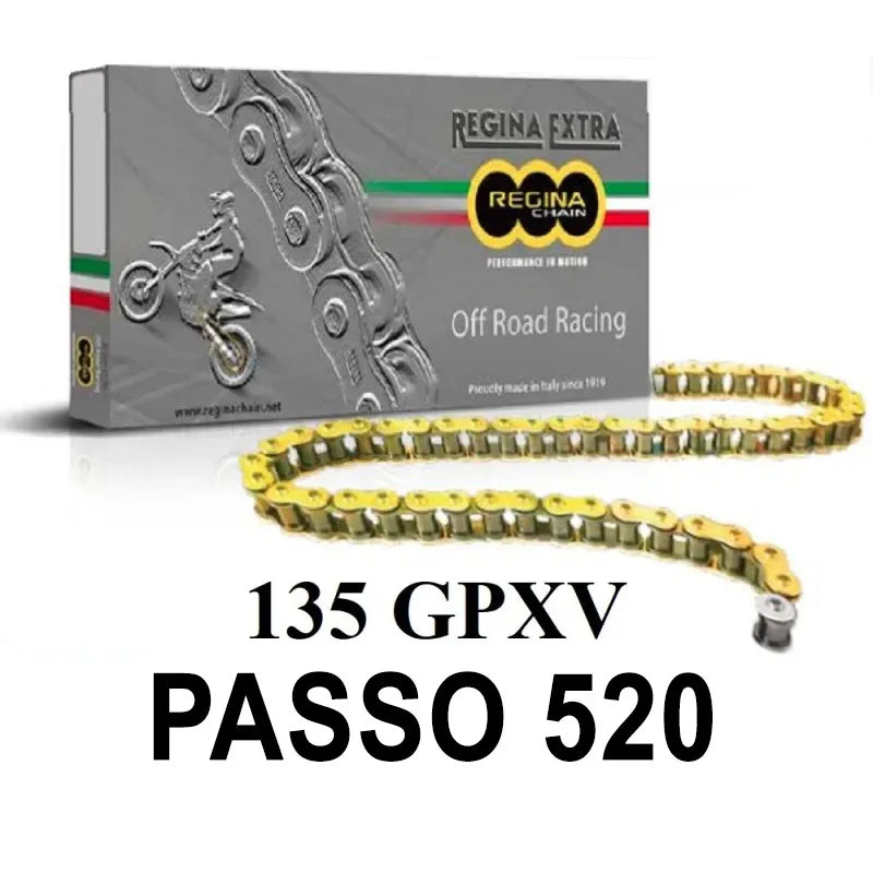 REGINA - Catena 135GPXV 120 Maglie Passo 520 - Oro