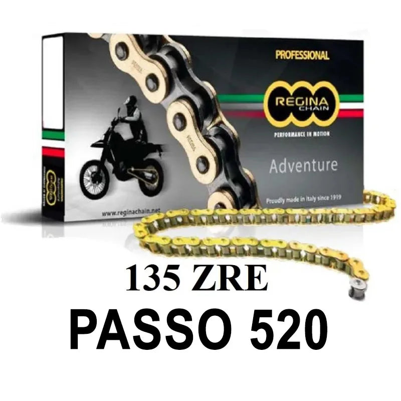 REGINA - Catena 135ZRE 102 Maglie Passo 520 - Oro