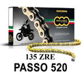 REGINA - Catena 135ZRE 108 Maglie Passo 520 - Oro