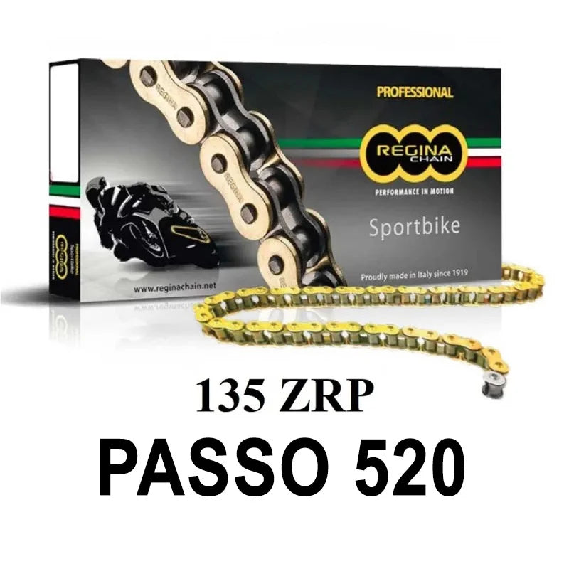 REGINA - Catena 135ZRP 106 Maglie Passo 520 - Oro