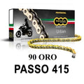 REGINA - Catena 90OROO 136 Maglie Passo 415 - Oro