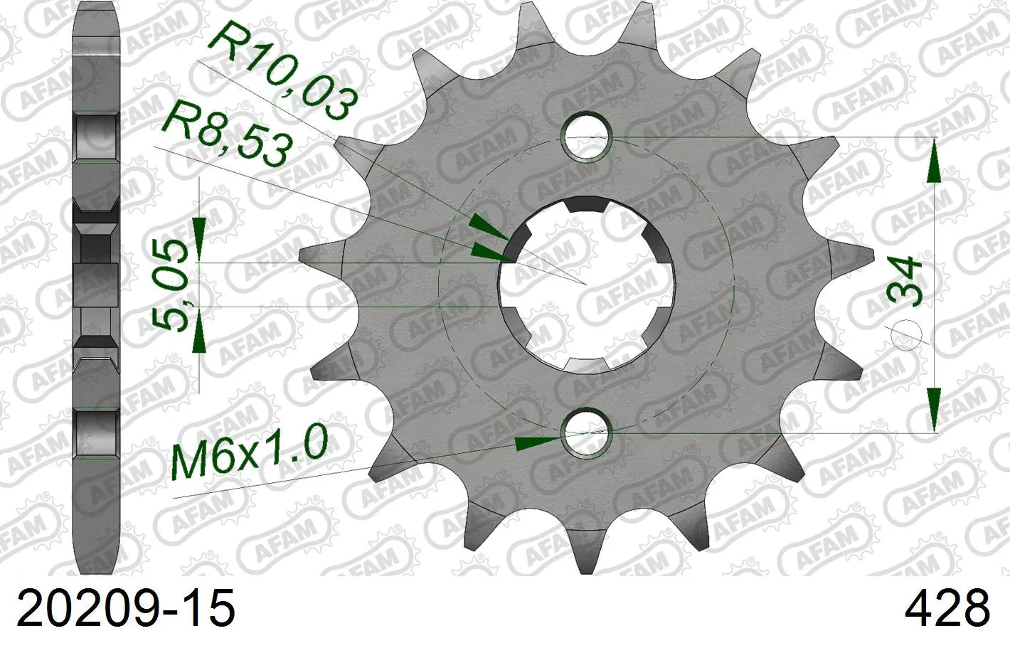 AFAM - Pignone AFAM 20209-15 Passo 428