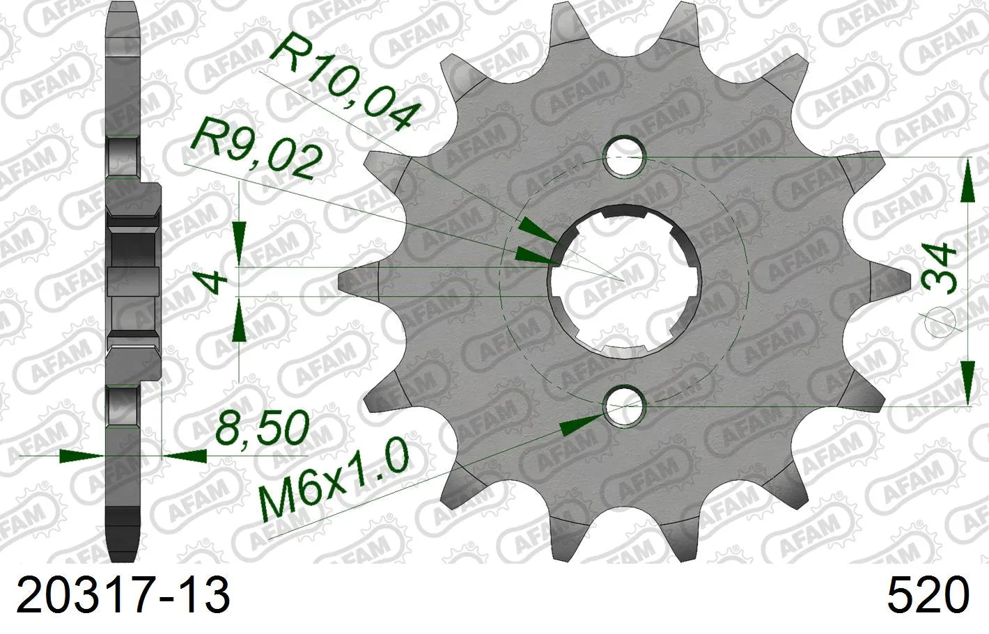 AFAM - Pignone AFAM 20317-13 Passo 520