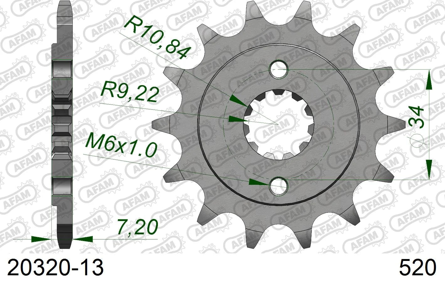 AFAM - Pignone AFAM 20320-13 Passo 520