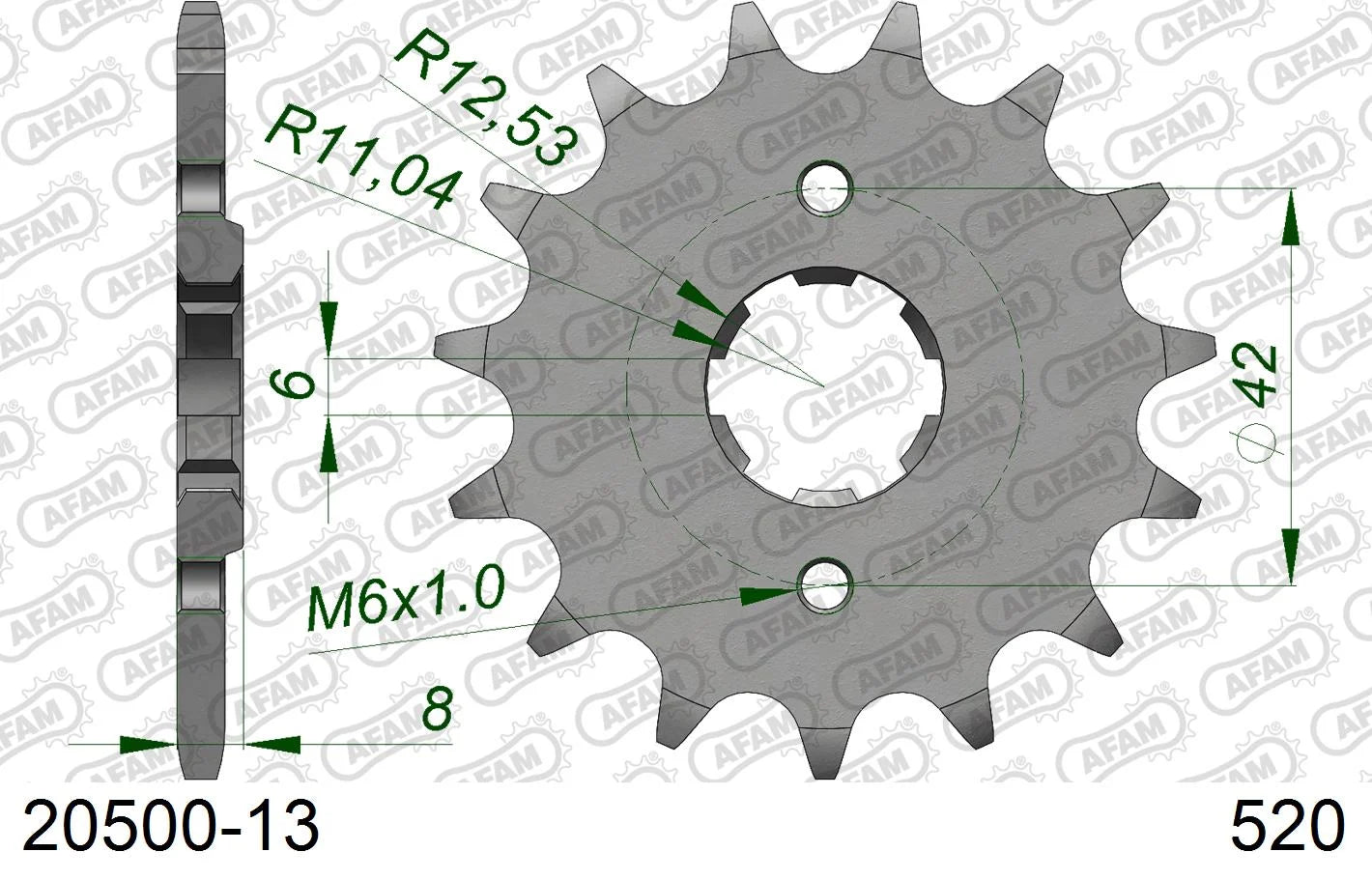 AFAM - Pignone AFAM 20500-13 Passo 520