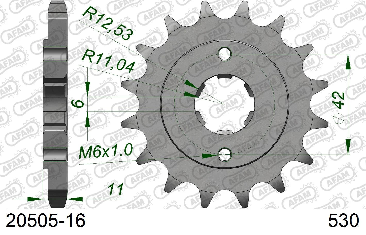 AFAM - Pignone AFAM 20505-16 Passo 530