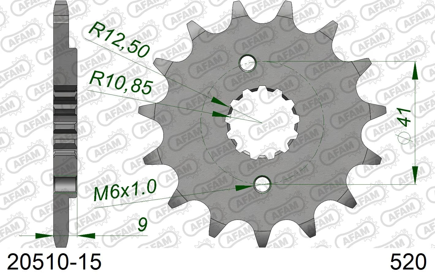 AFAM - Pignone AFAM 20510-15 Passo 520