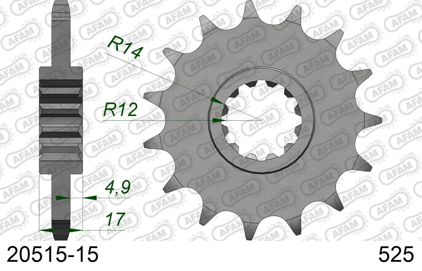 AFAM - Pignone AFAM 20515-15 Passo 525