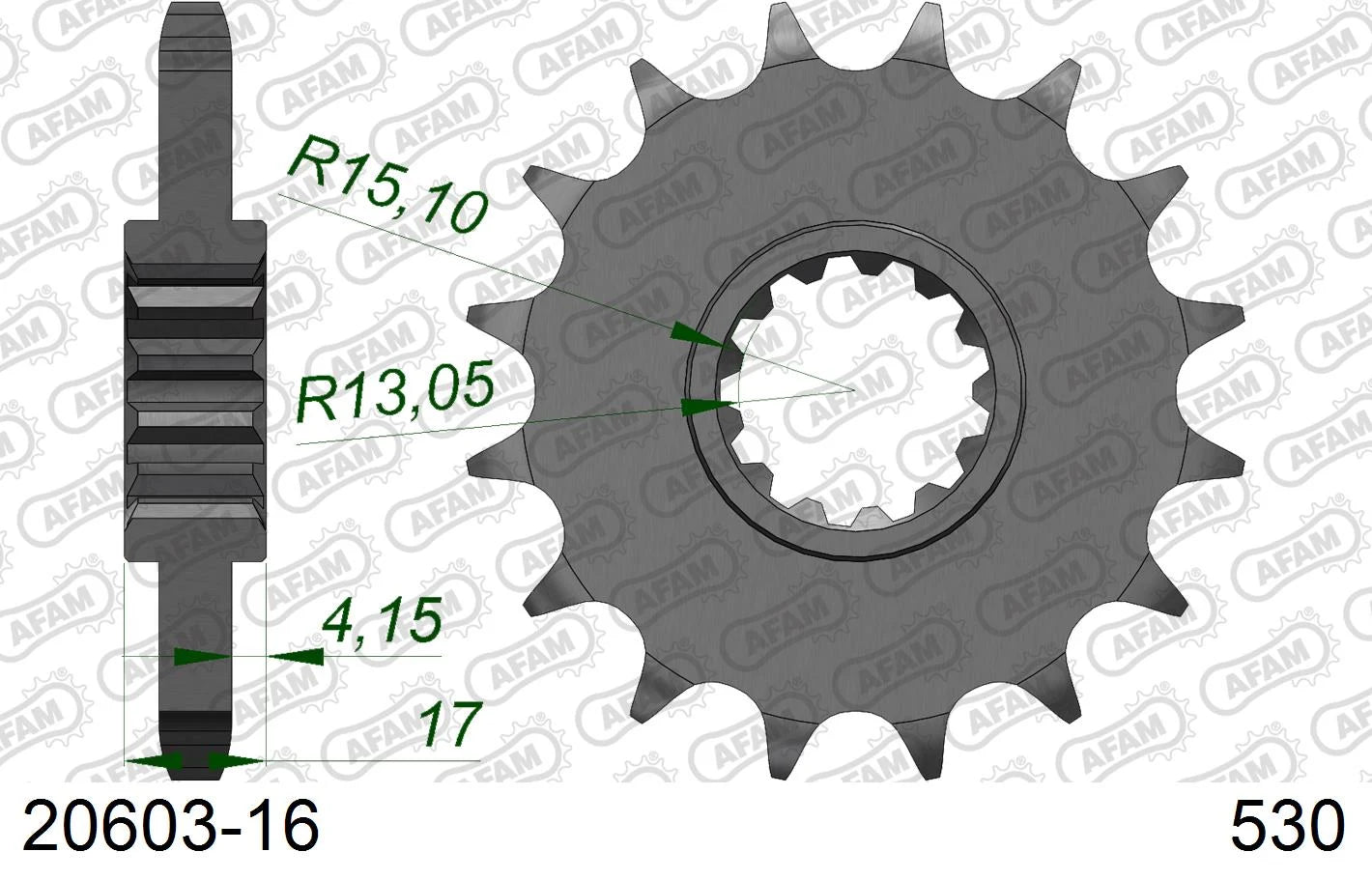 AFAM - Pignone AFAM 20603-16 Passo 530