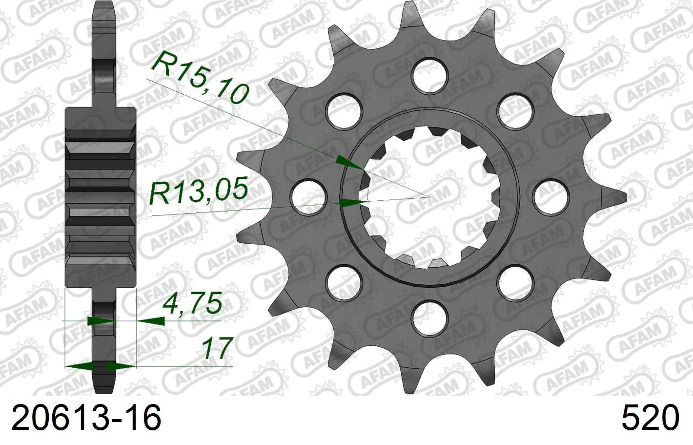 AFAM - Pignone AFAM 20613-16 Passo 520