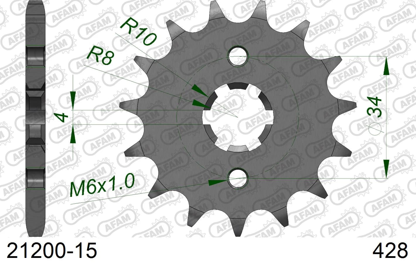 AFAM - Pignone AFAM 21200-15 Passo 428