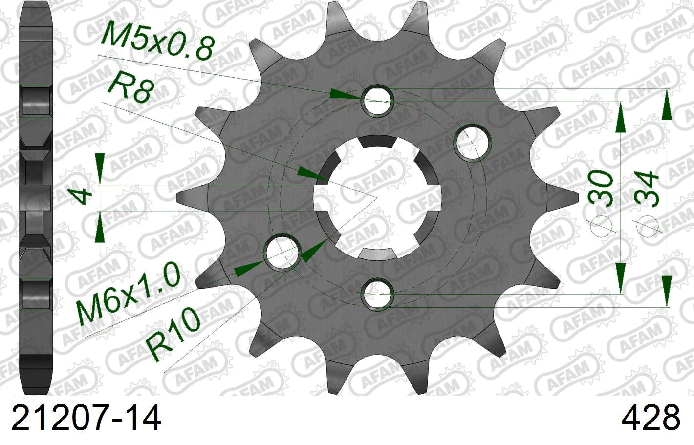 AFAM - Pignone AFAM 21207-14 Passo 428