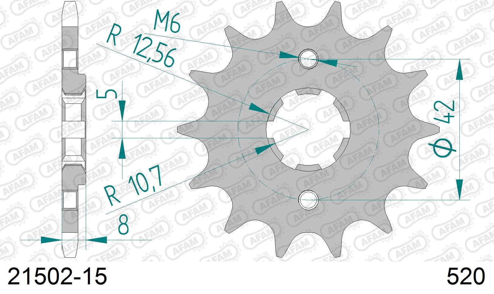 AFAM - Pignone AFAM 21502-15 Passo 520
