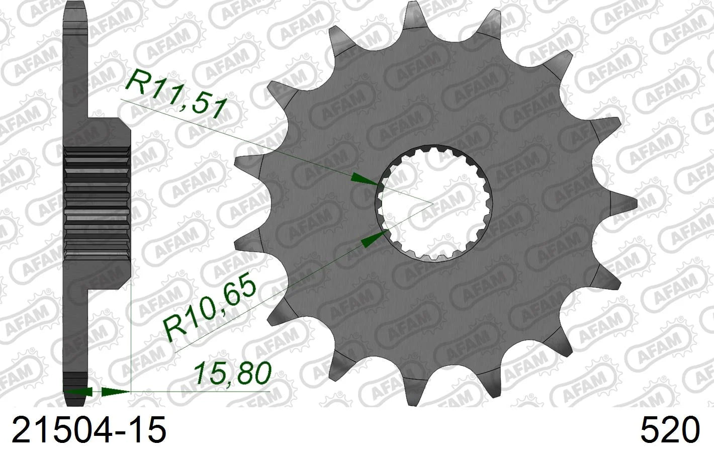 AFAM - Pignone AFAM 21504-15 Passo 520