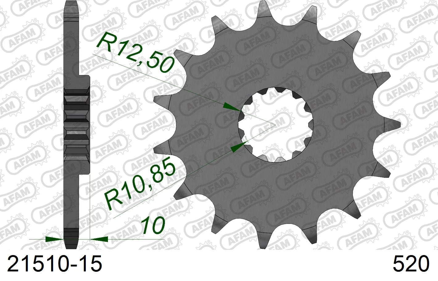 AFAM - Pignone AFAM 21510-15 Passo 520