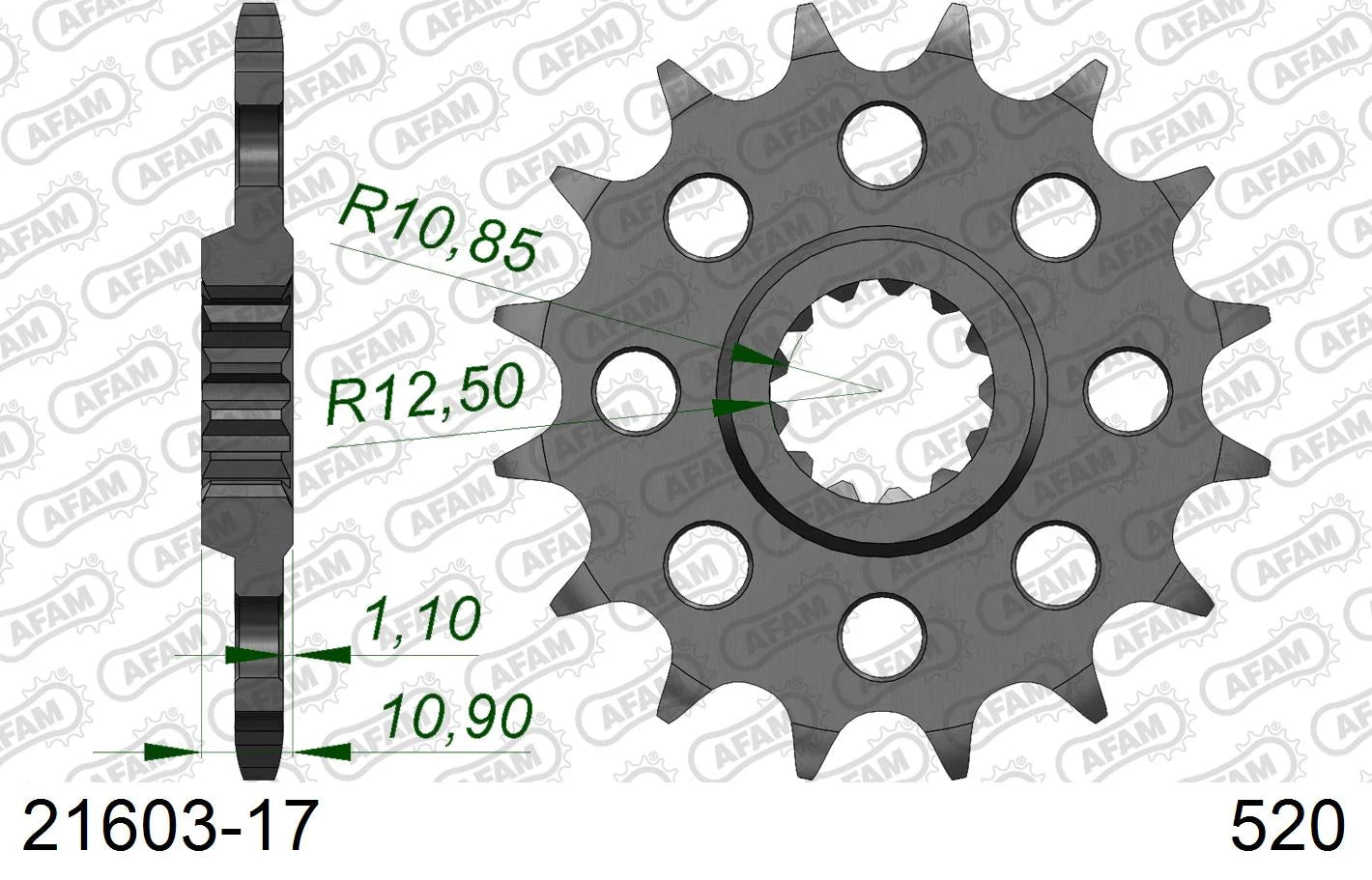 AFAM - Pignone AFAM 21603-17 Passo 520