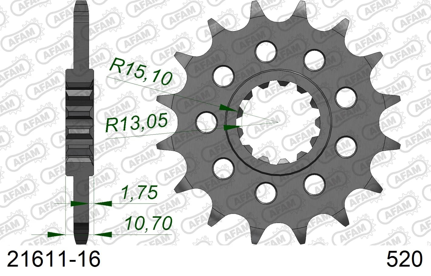 AFAM - Pignone AFAM 21611-16 Passo 520