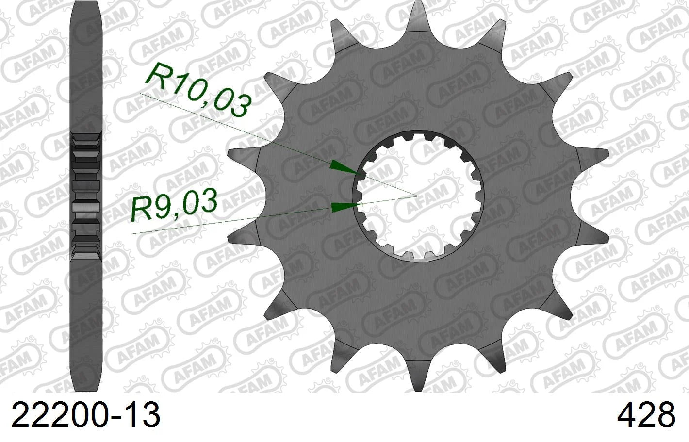 AFAM - Pignone AFAM 22200-13 Passo 428