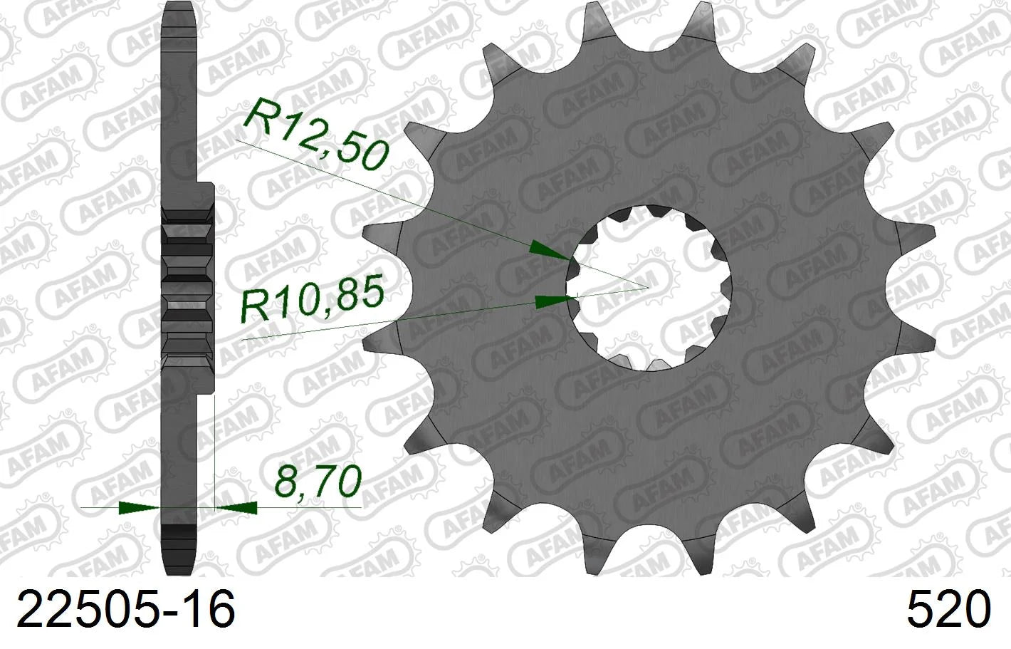 AFAM - Pignone AFAM 22505-16 Passo 520