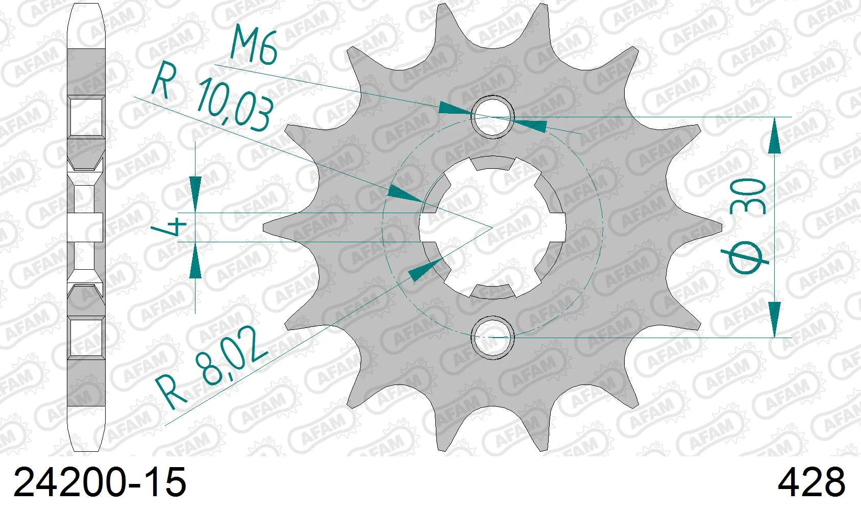 AFAM - Pignone AFAM 24200-15 Passo 428