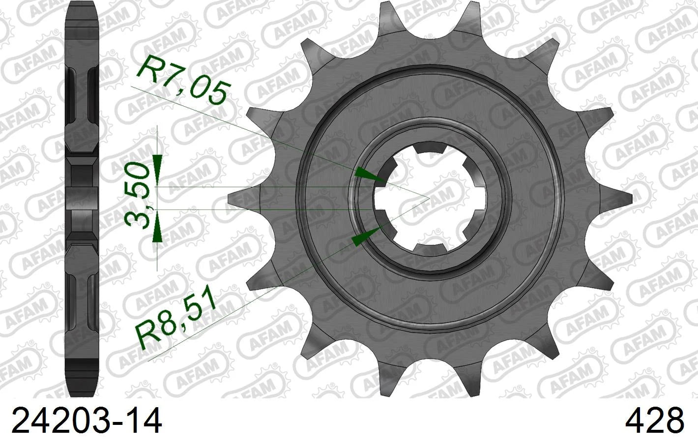 AFAM - Pignone AFAM 24203-14 Passo 428