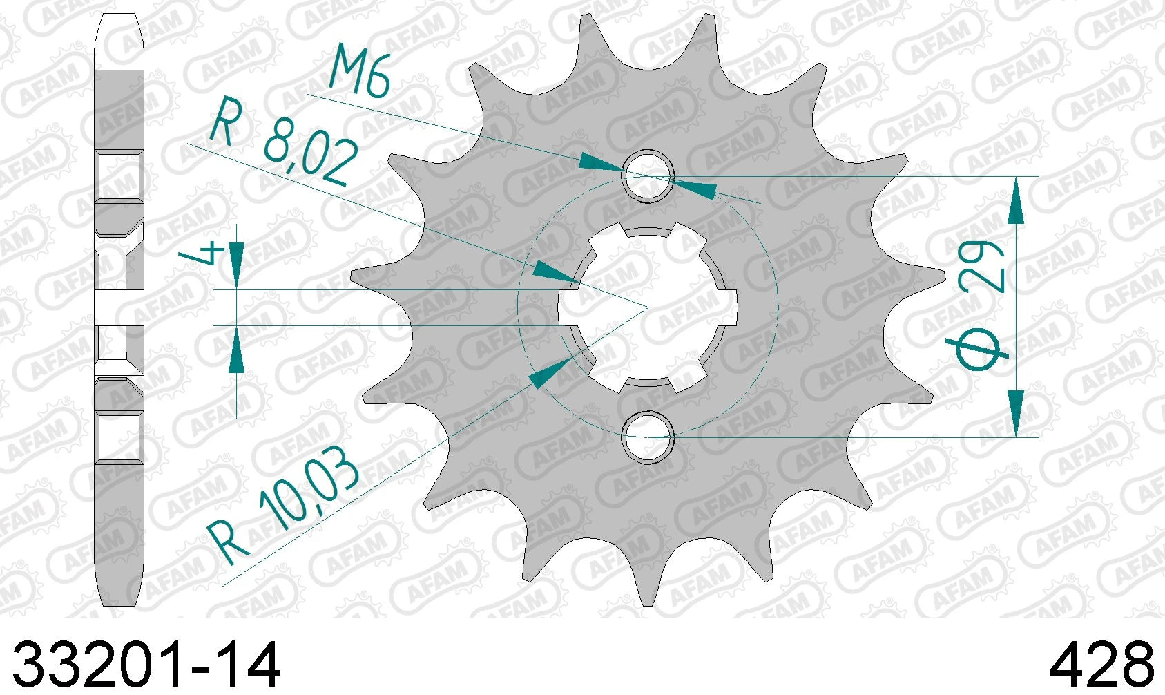 AFAM - Pignone AFAM 33201-14 Passo 428