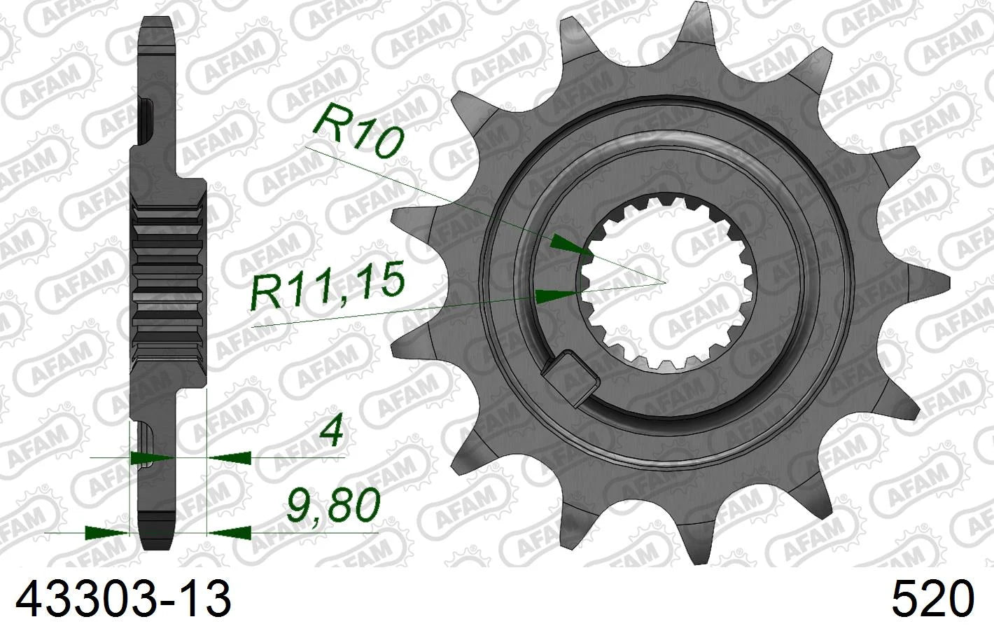 AFAM - Pignone AFAM 43303-13 Passo 520