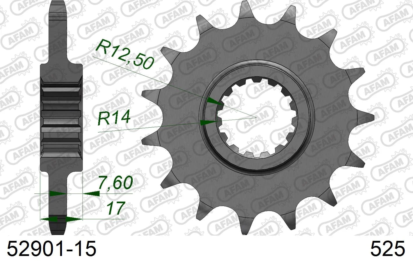 AFAM - Pignone AFAM 52901-15 Passo 525